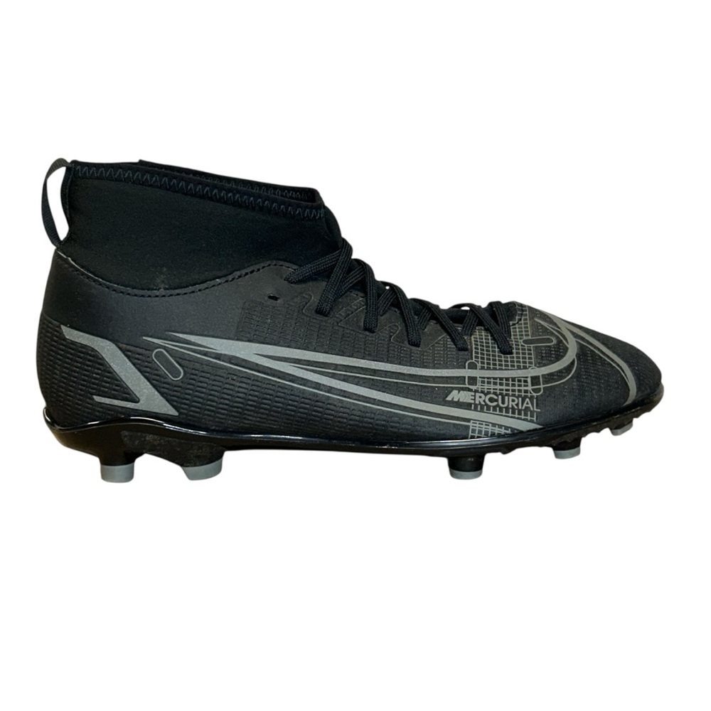Nike Mercurial Black and Gray boys Soccer Cleats
